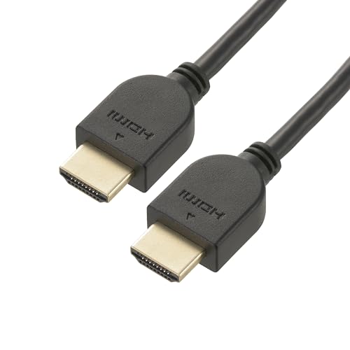 映像用ケーブル OHM VIS-C50R3-K プレミアムHDMIケーブル 4K・3D対応 1m [品番]05-0579｜株式会社